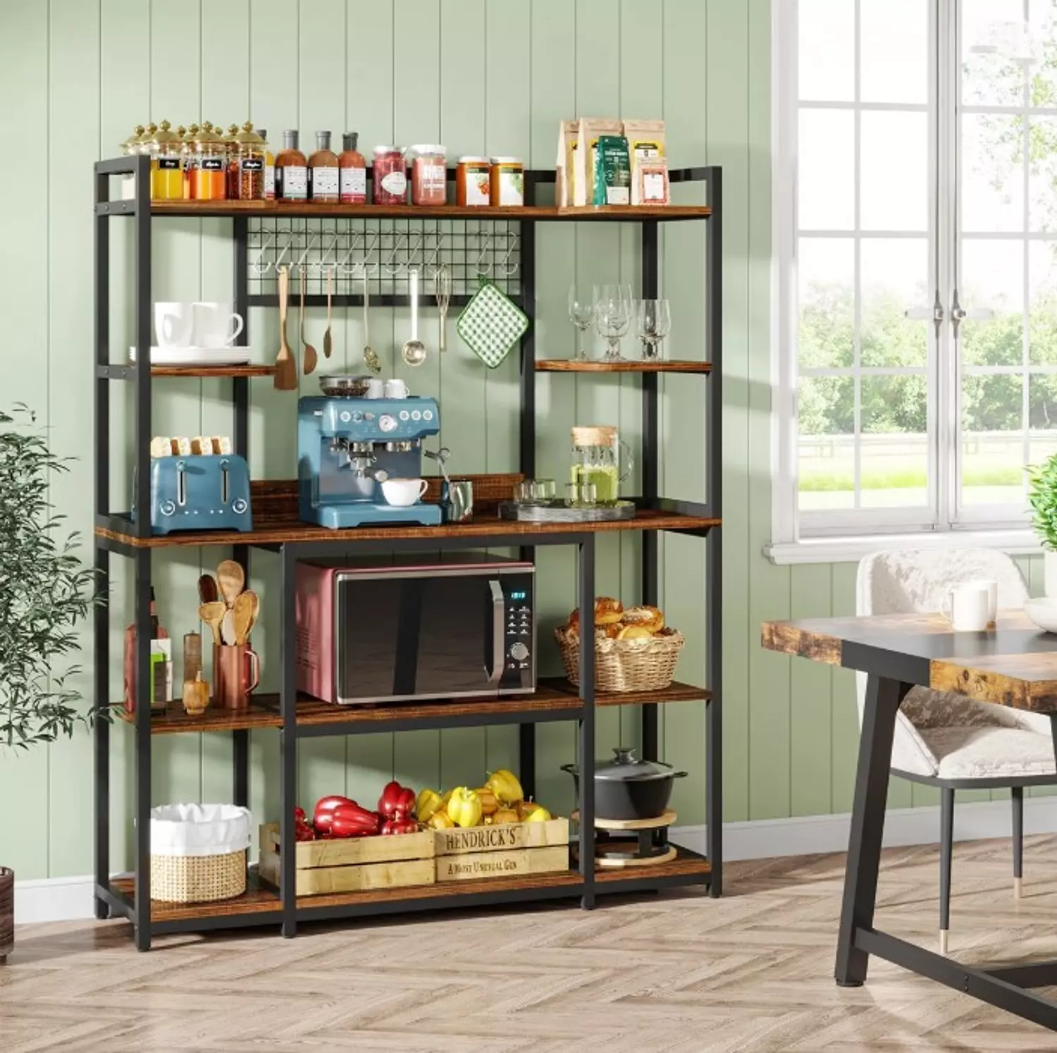 Multi-shelf kitchen unit 40*140*180 cm hover image