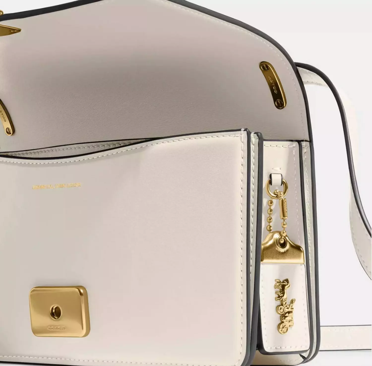 Coach Bandit Shoulder Bag in white 4