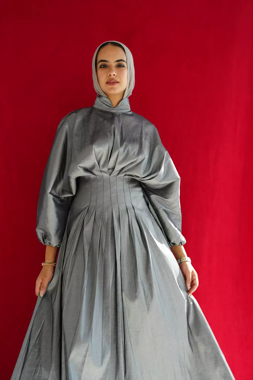 The glow dress Silver  2