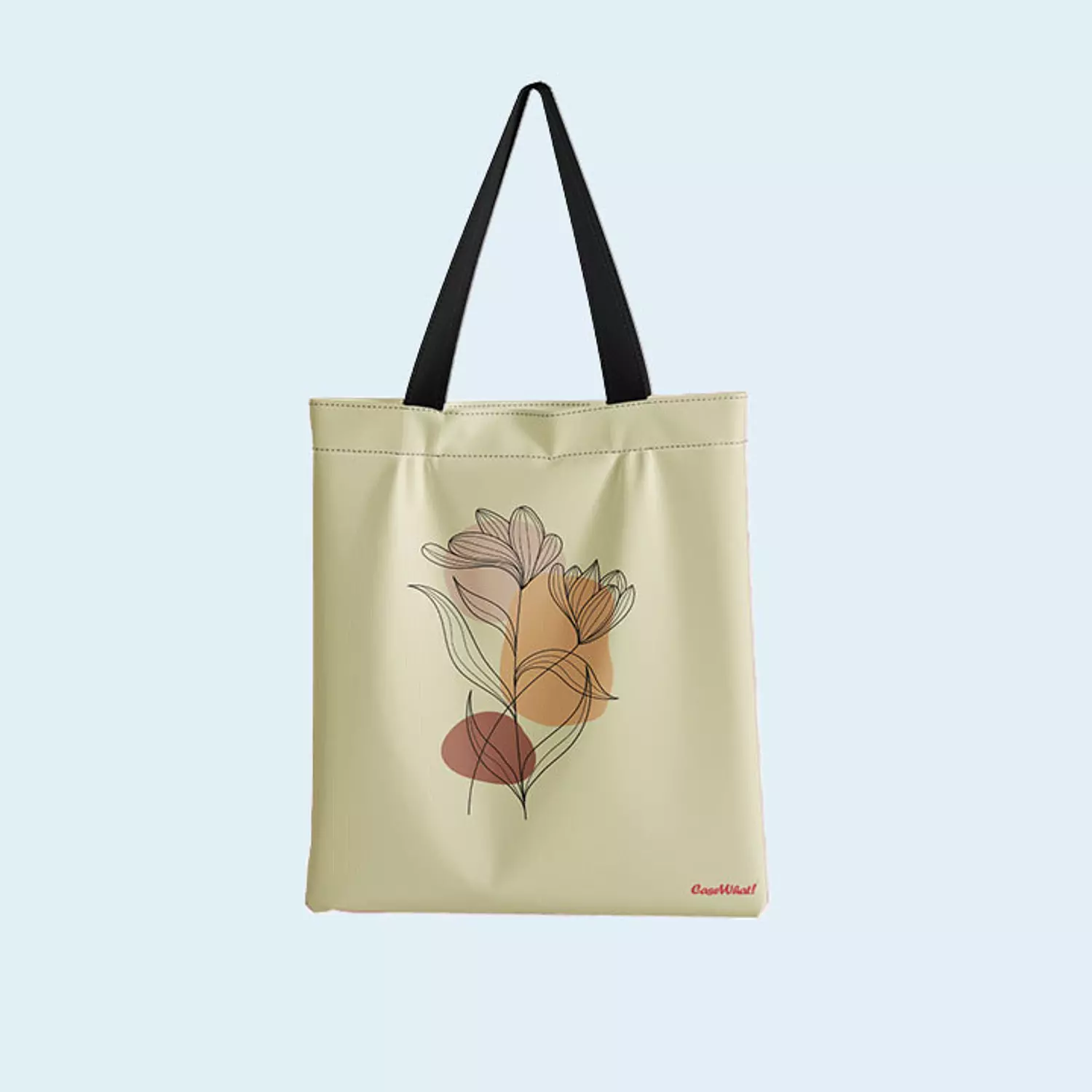 Minimalist Flowers Tote Bag  image
