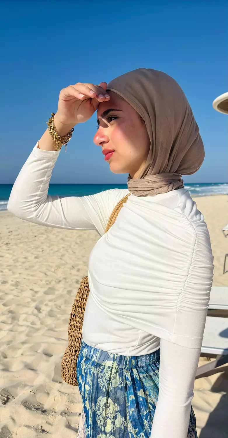 Off-Shoulder Top in White