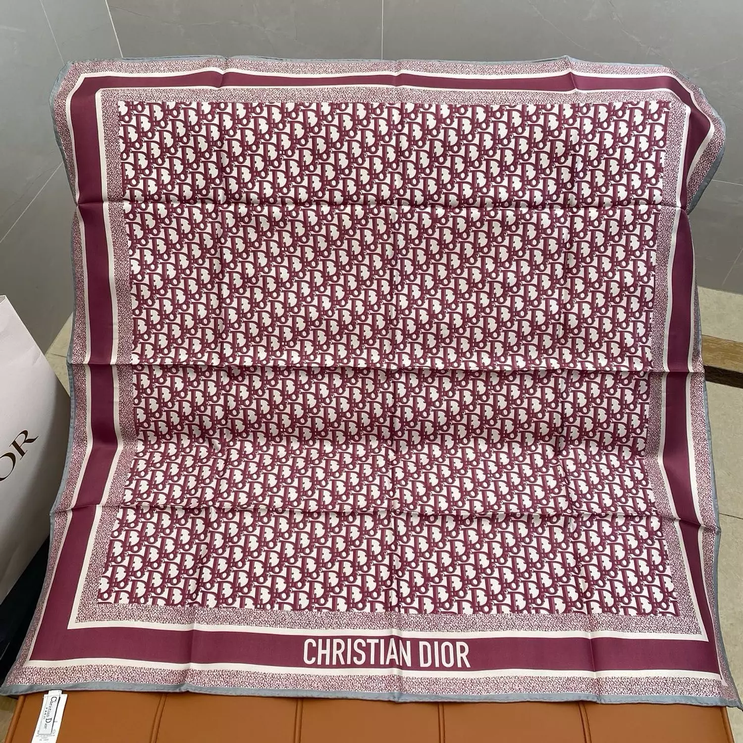 Dior scarf silk  2