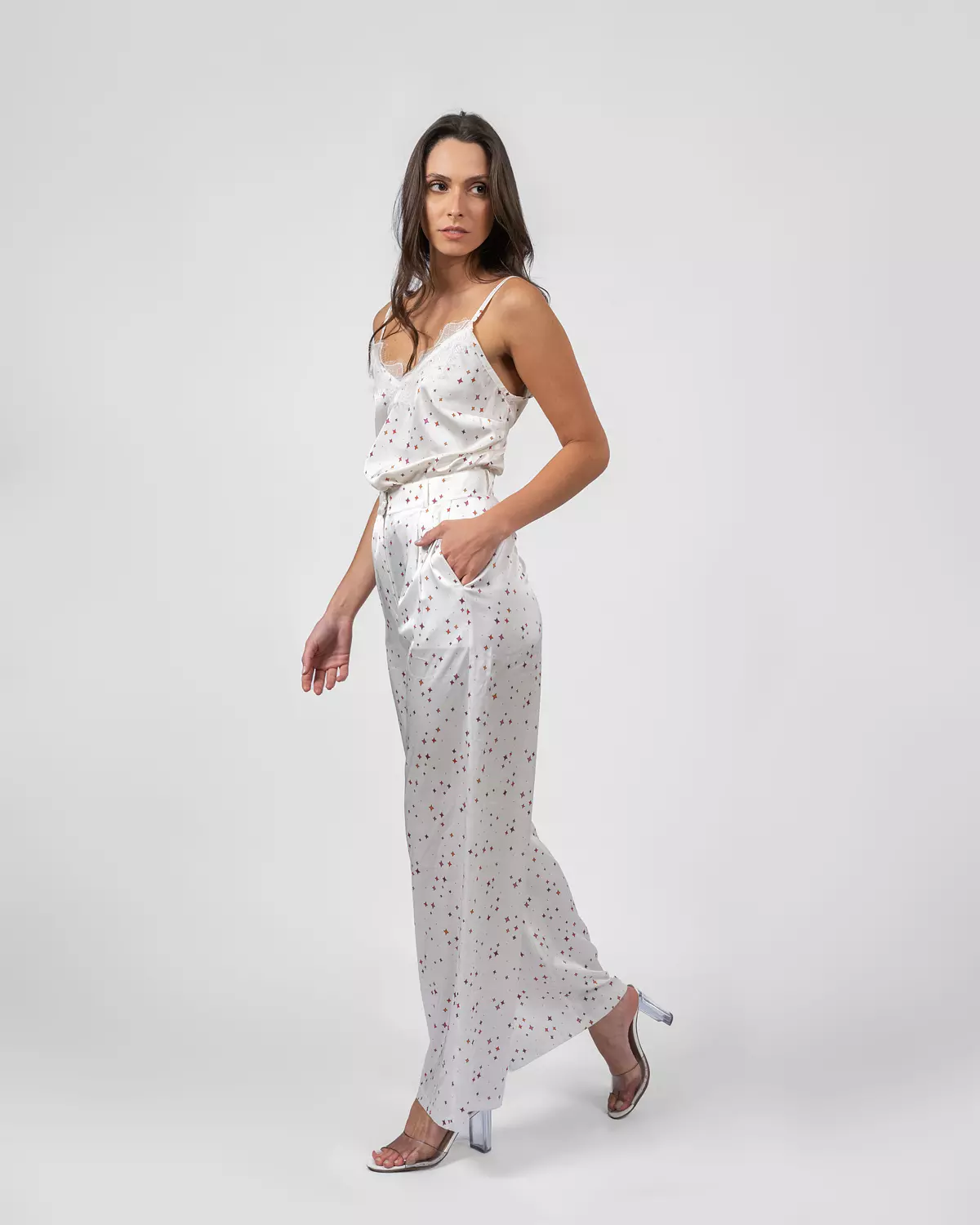 White Printed Camisole  4