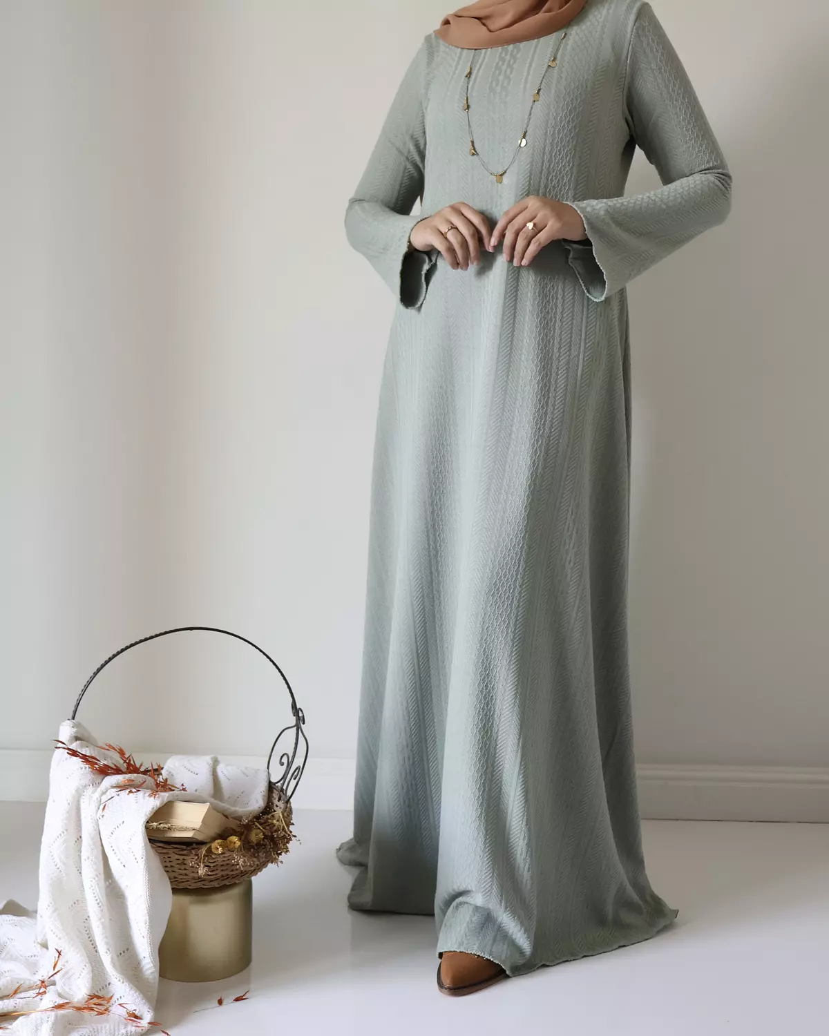MINT RIB DRESS image