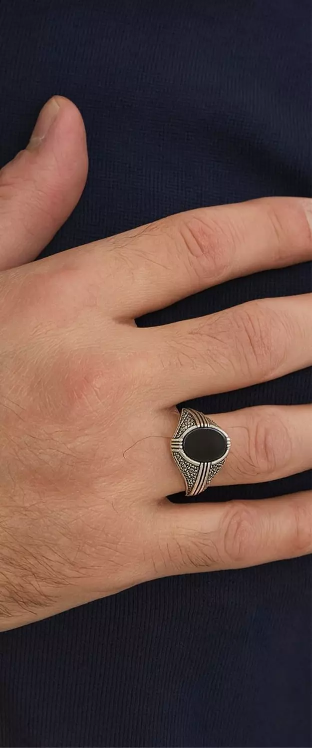 Turkish Ring Onyx 1