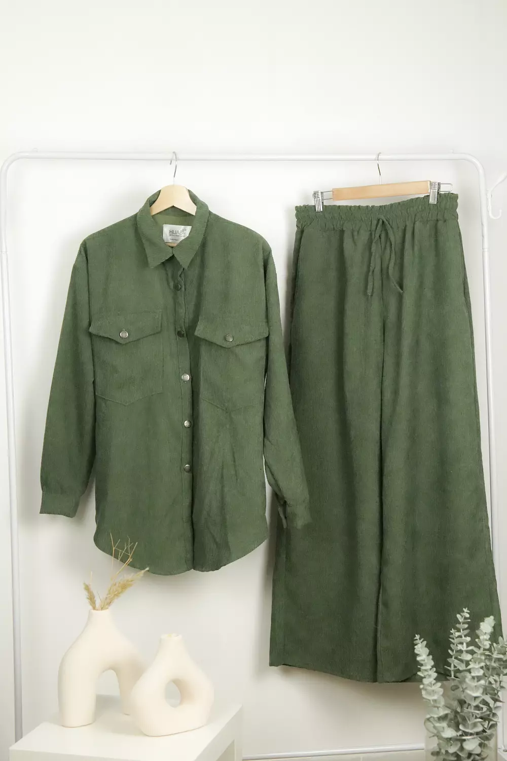 Hijab Corduroy Suit  8