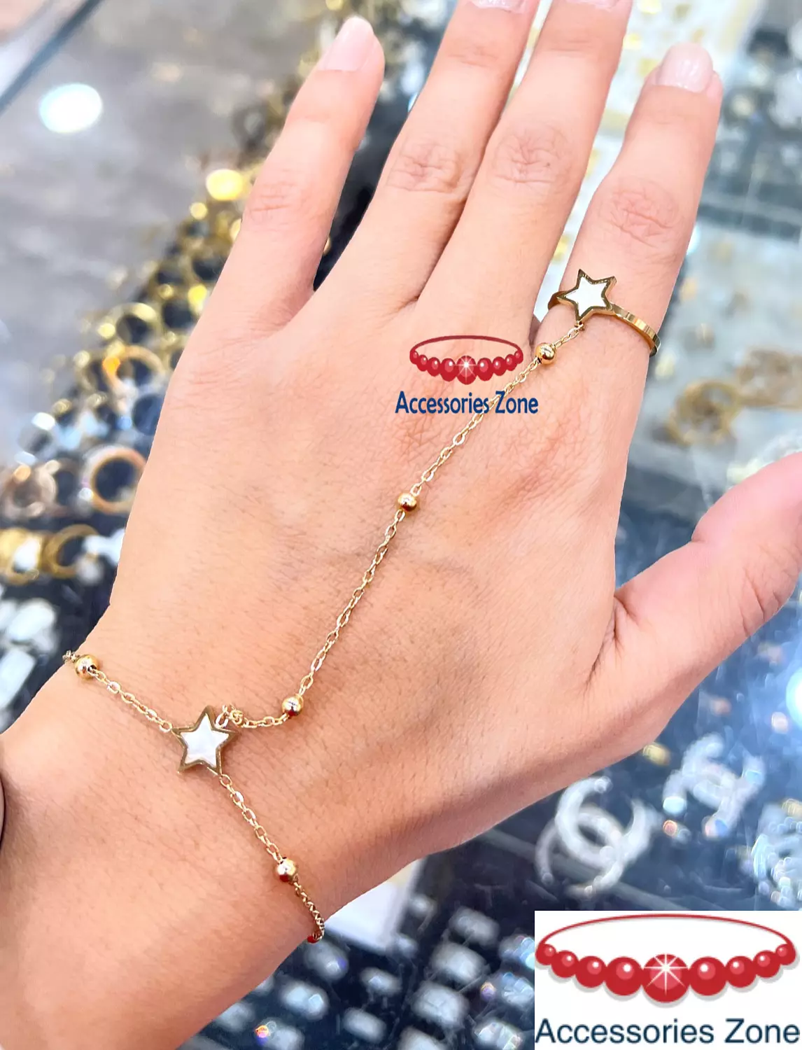 Bracelet with ring 