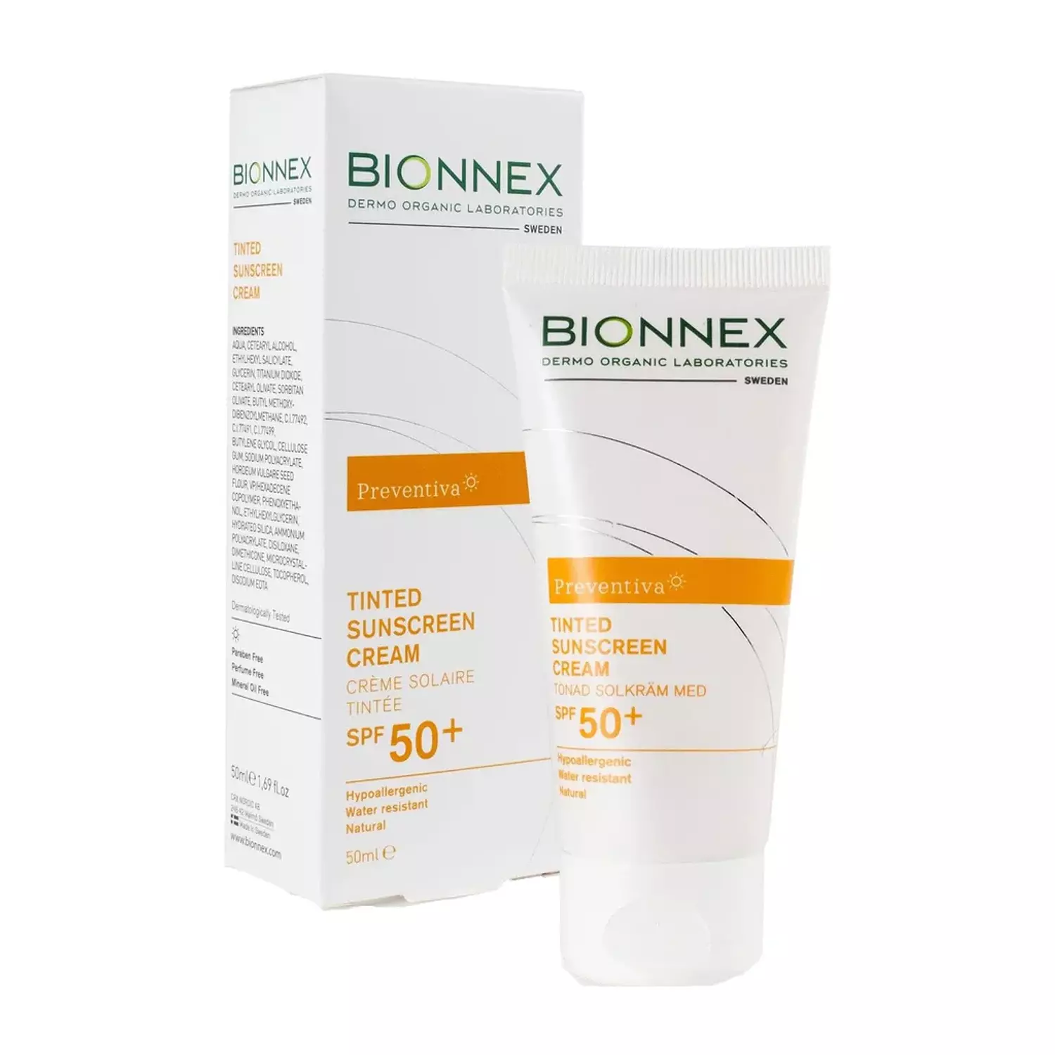 Bionnex Tinted sunscreen cream SPF50+ 50ml image