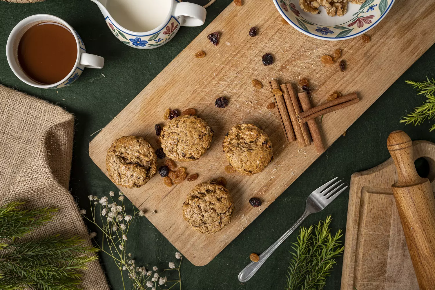 Cinnamon Raisin Tea Scones 4