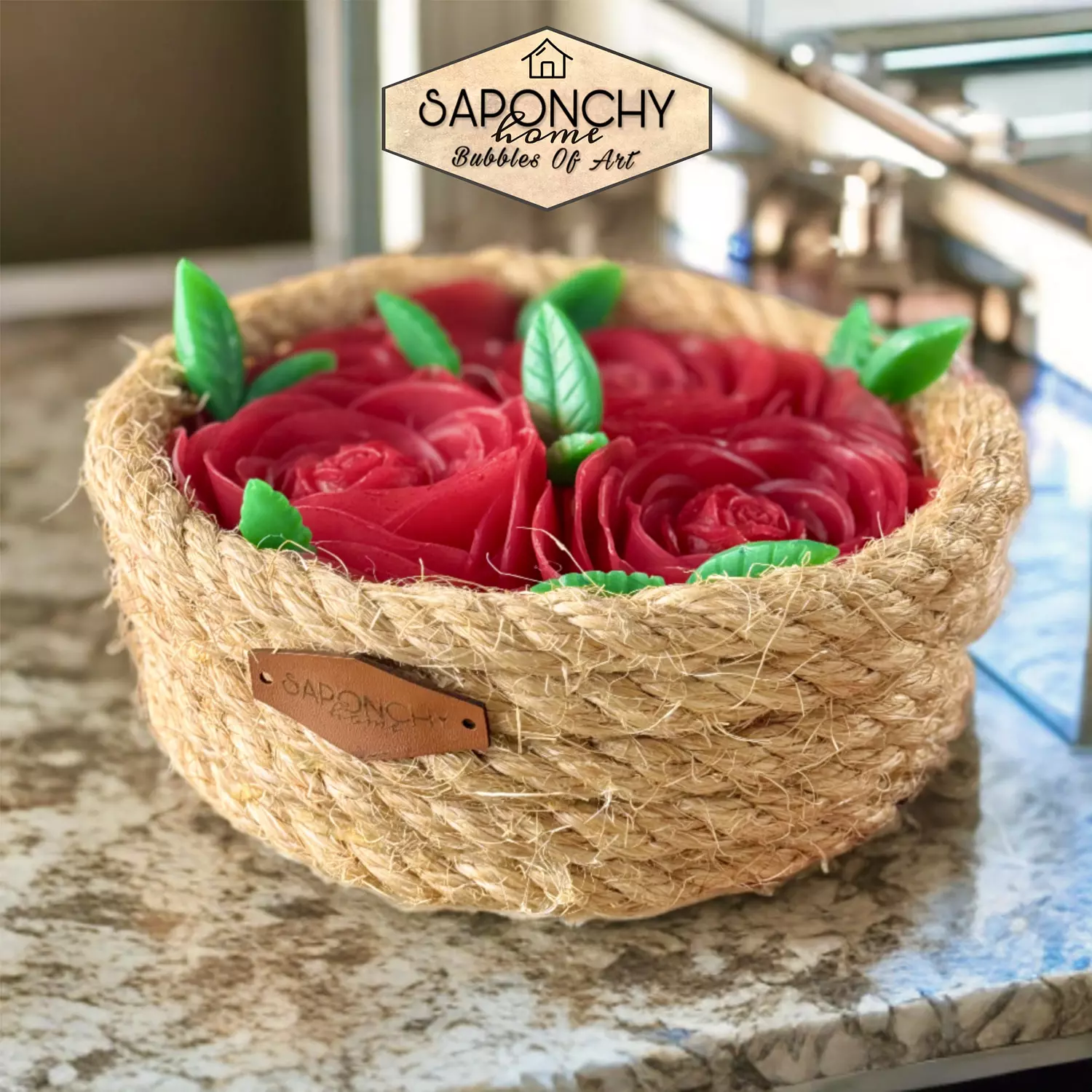 ROSE SOAP BASKET image