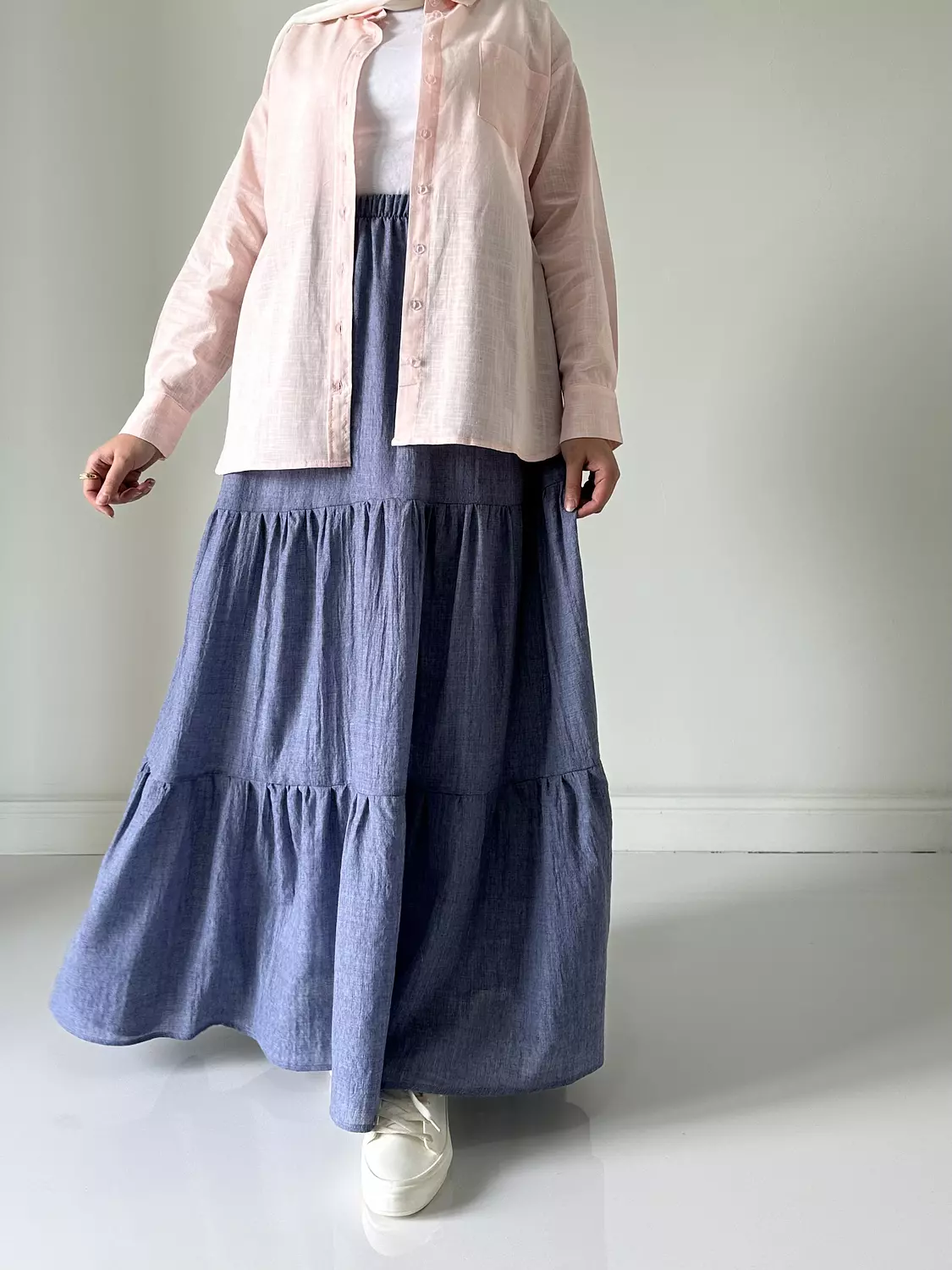 Levoil Linen Skirt 6