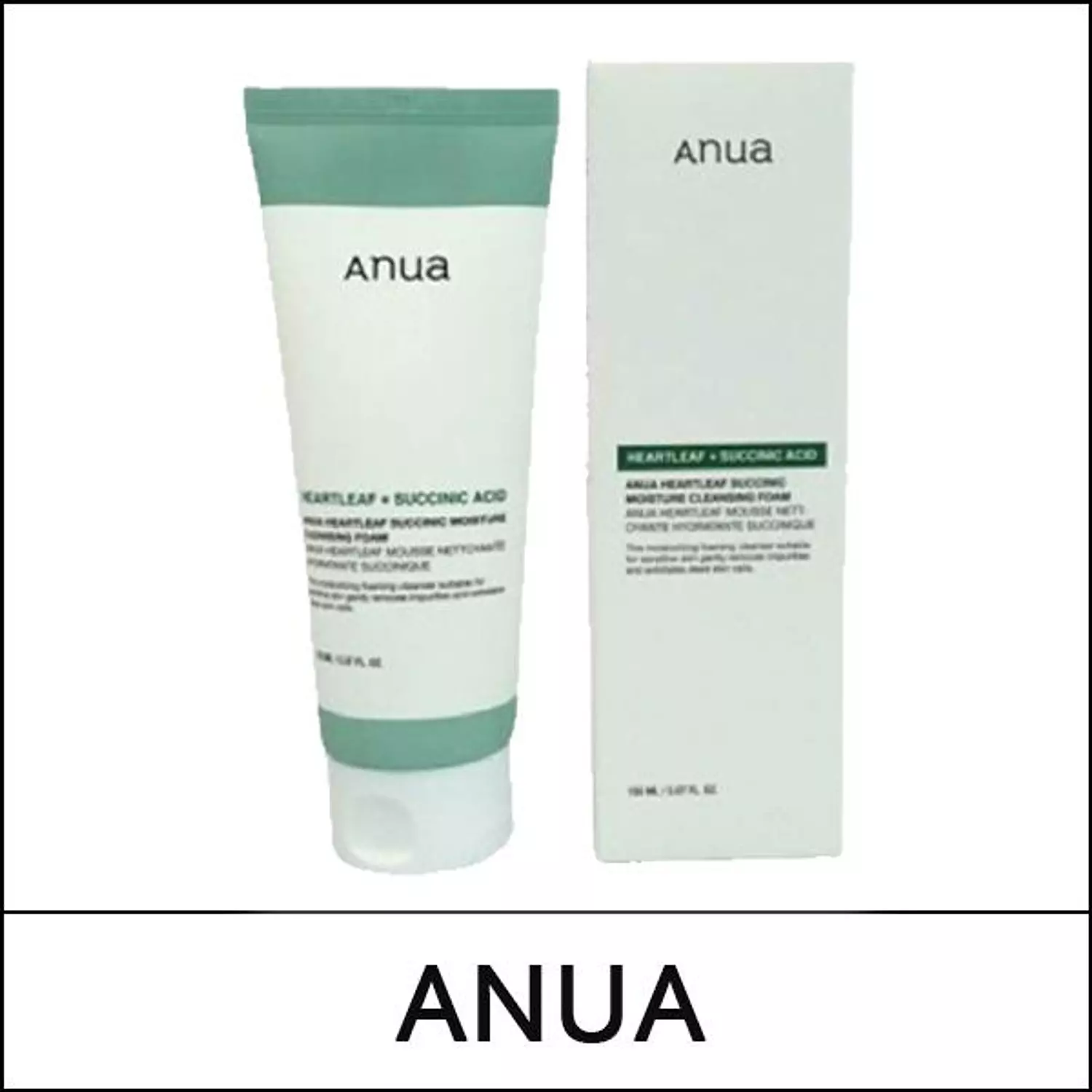Anua HEARTLEAF SUCCINIC CLEANSING FOAM 150ML image