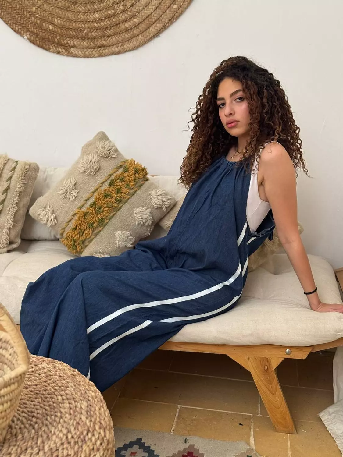 Denim Stripes Jumpsuit image
