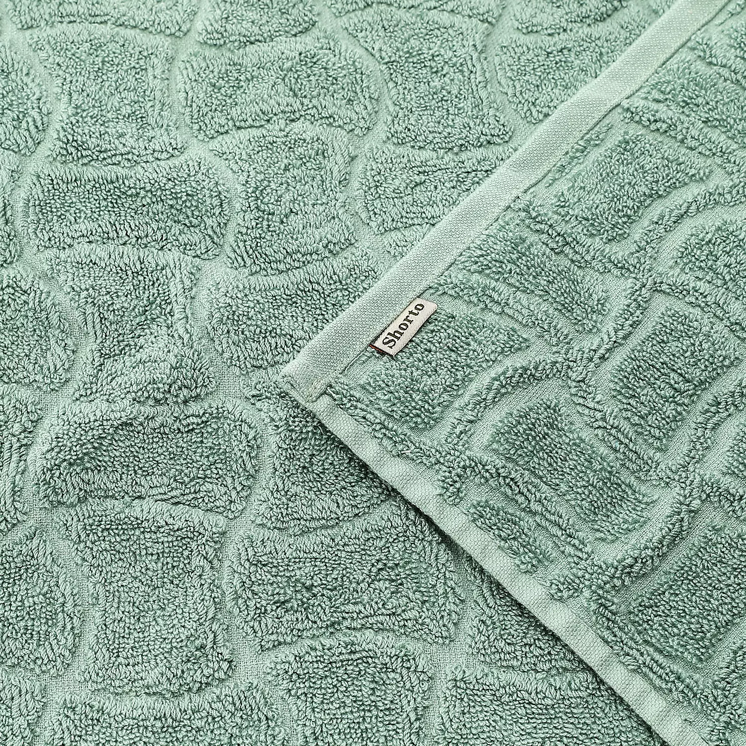 Shorto Towel Made From 100% Cotton - 2627 - Mint 2