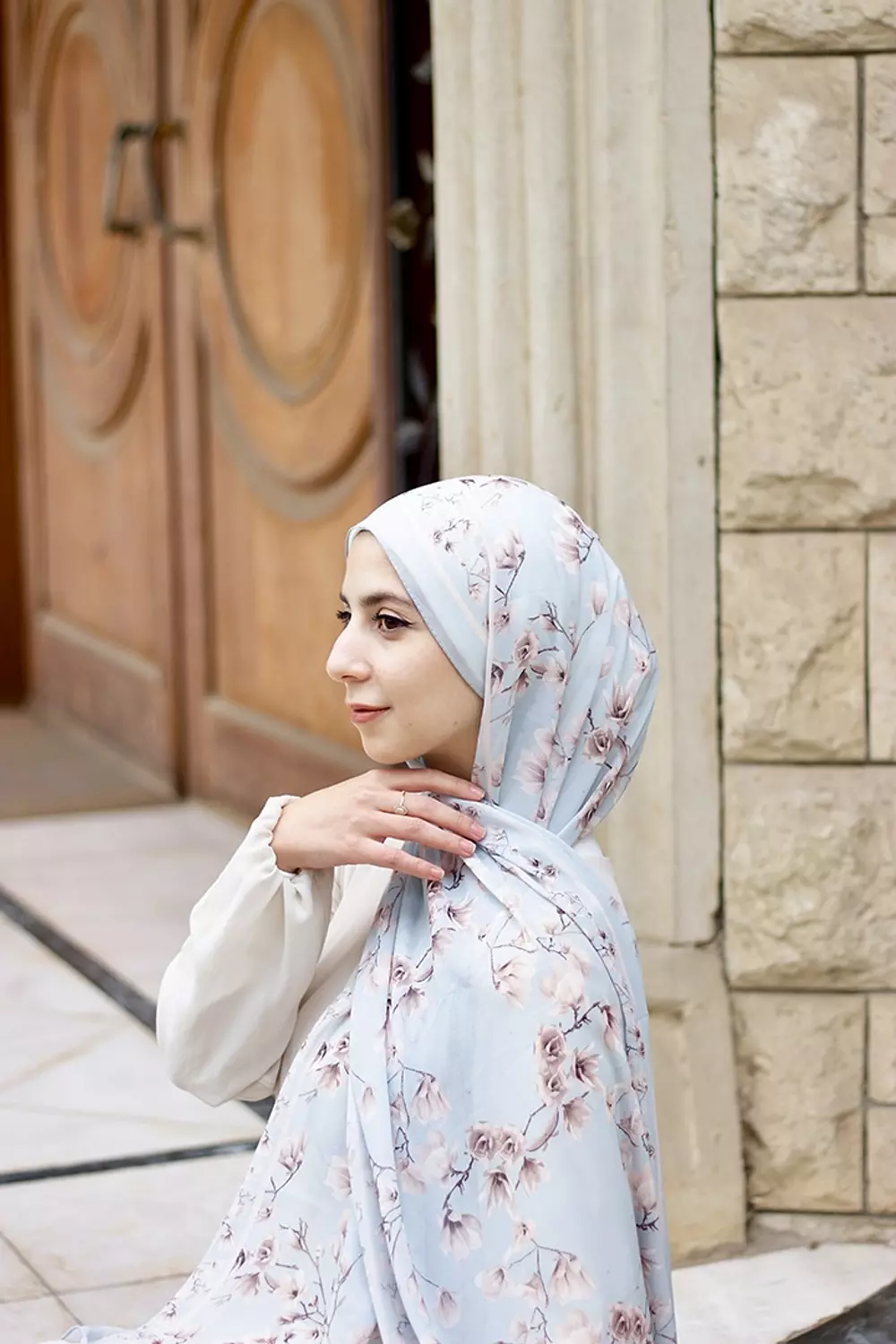 Serene in chiffon 6
