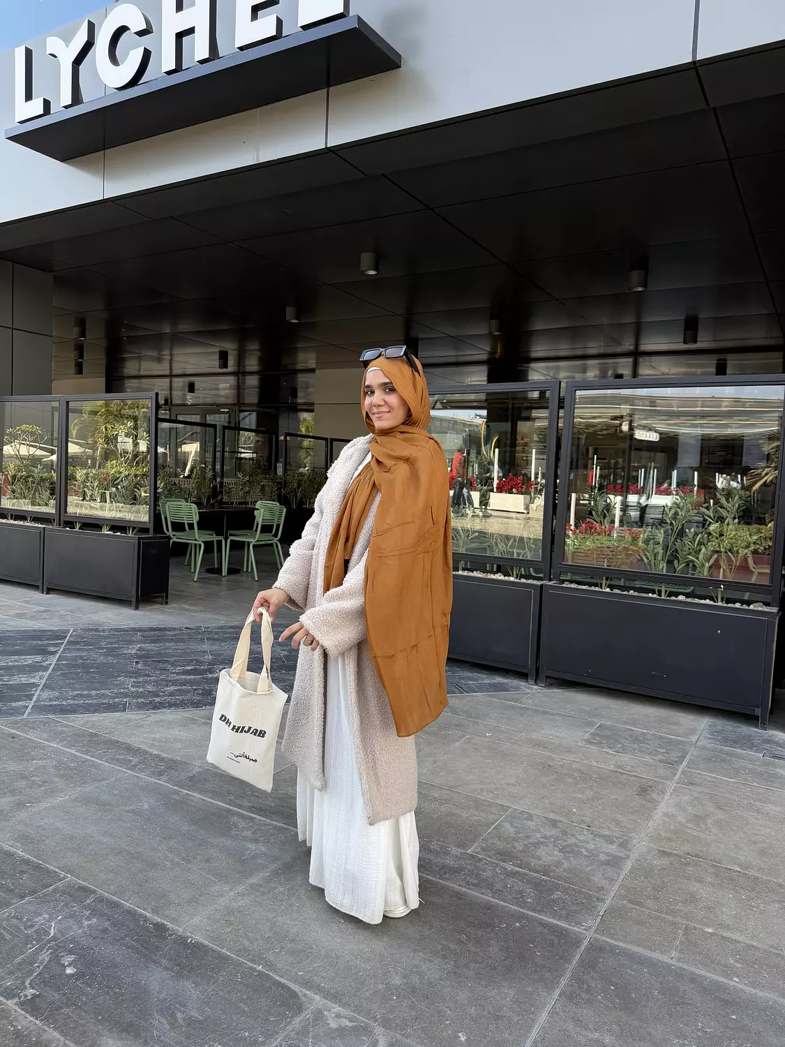 Modal Camel hijab  3