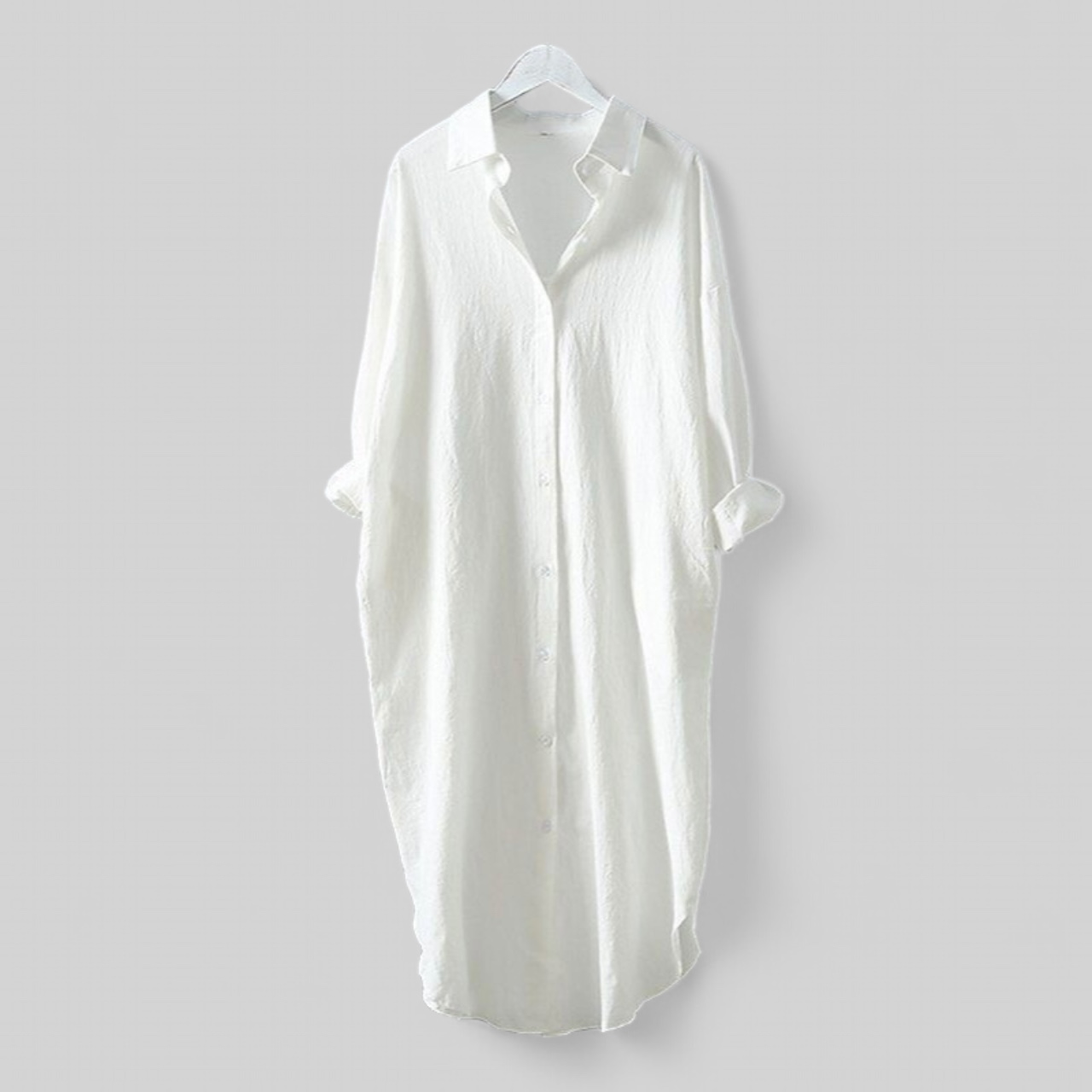 Casual long linen shirt 3