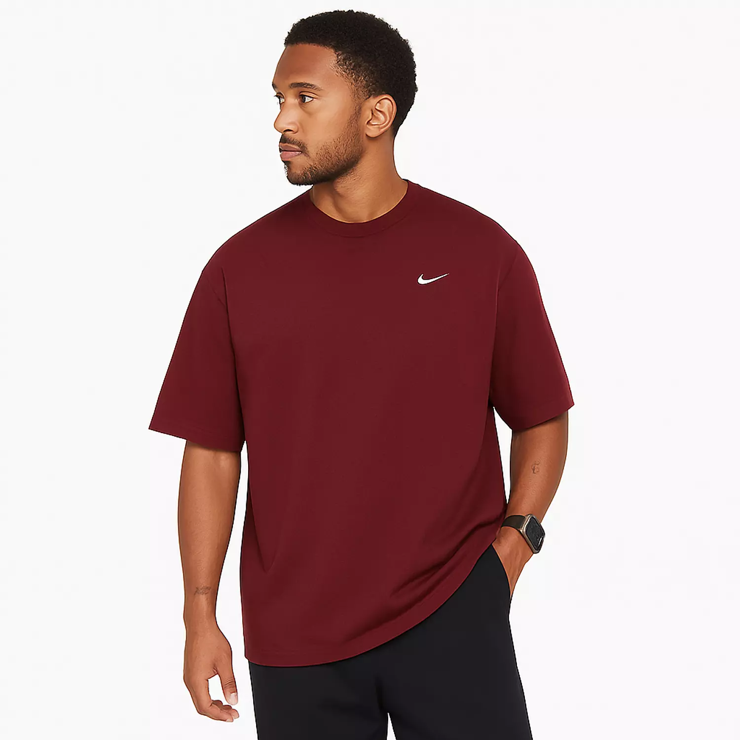 T-shirt nike oversize Burgundy  image