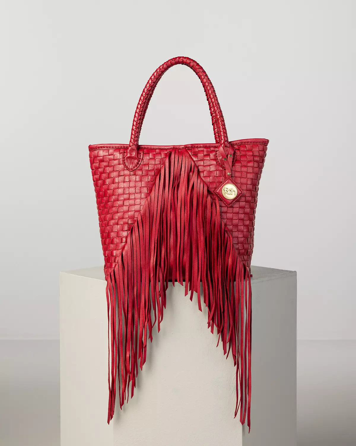 Lady woven and fringes Bag  3