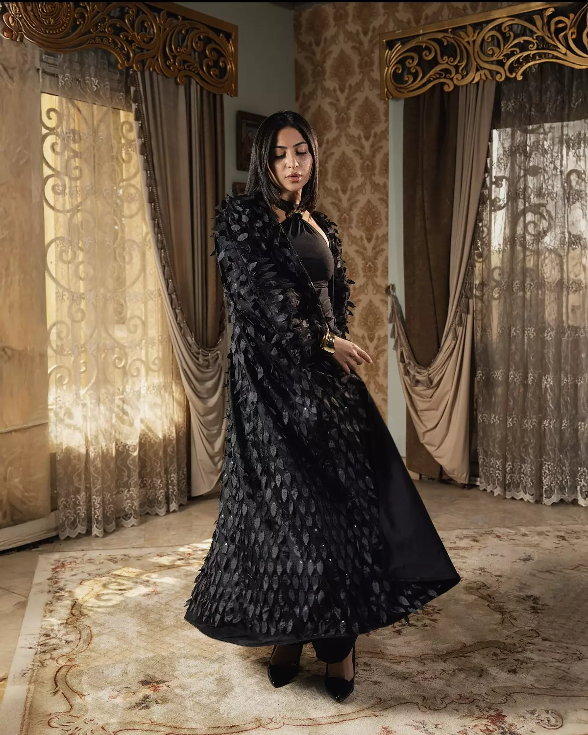 Dark Garden Kaftan 1