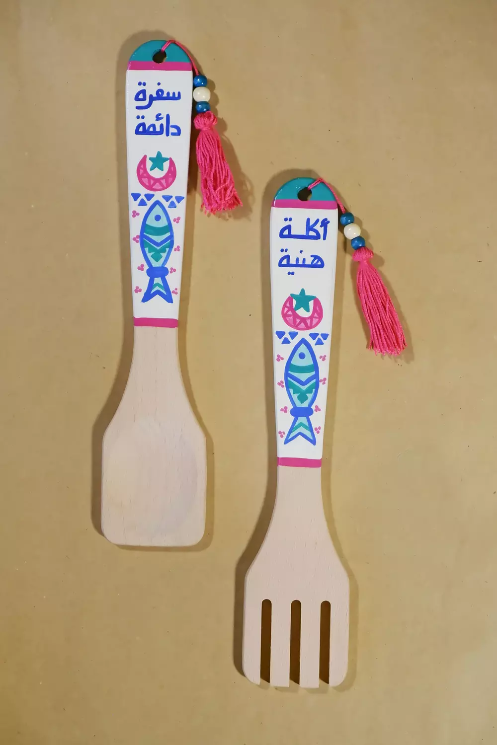 Fish foushia Fork & spoon 002 image