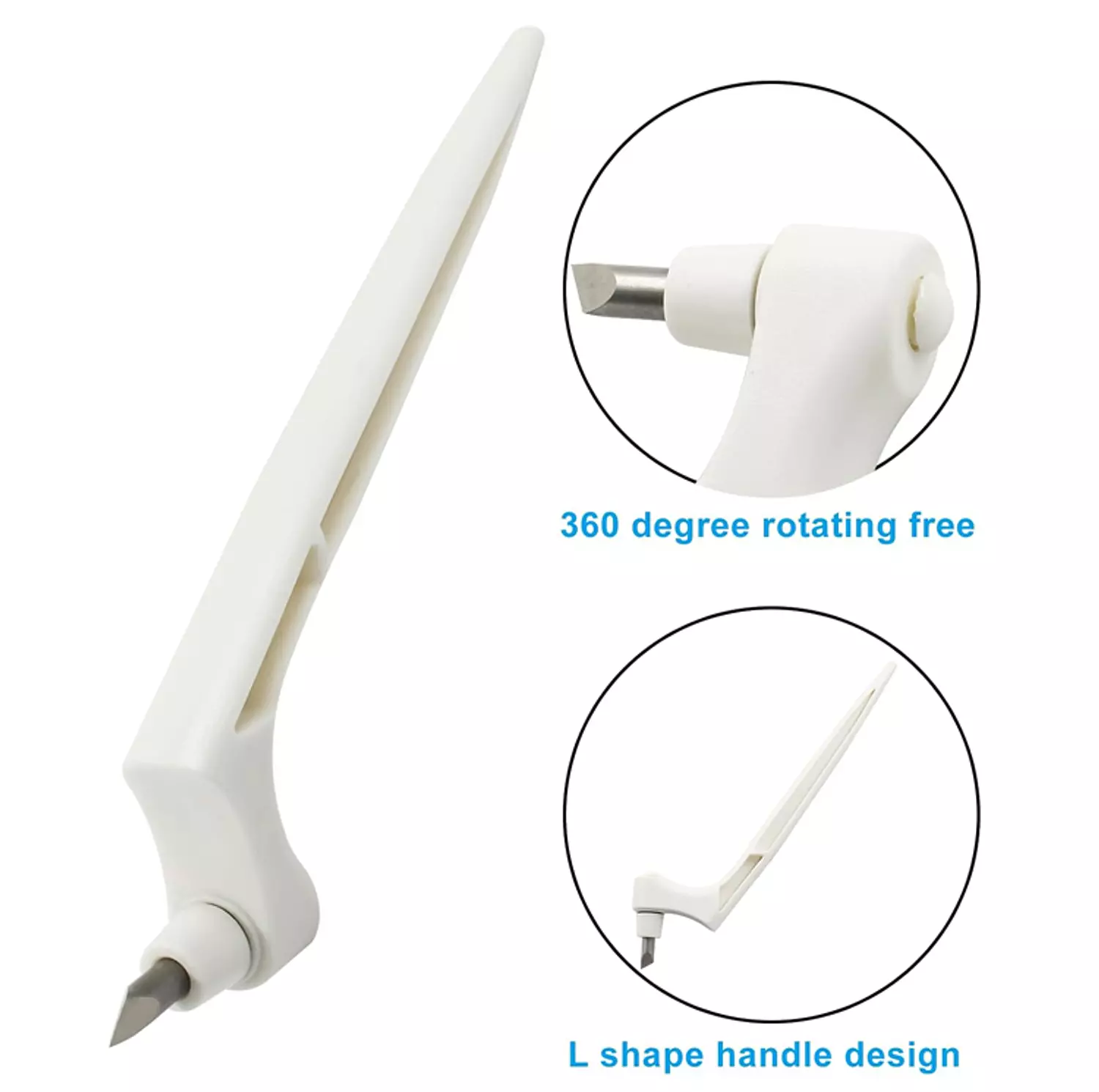 360 rotating free Cutter + 3 replacement blades 1