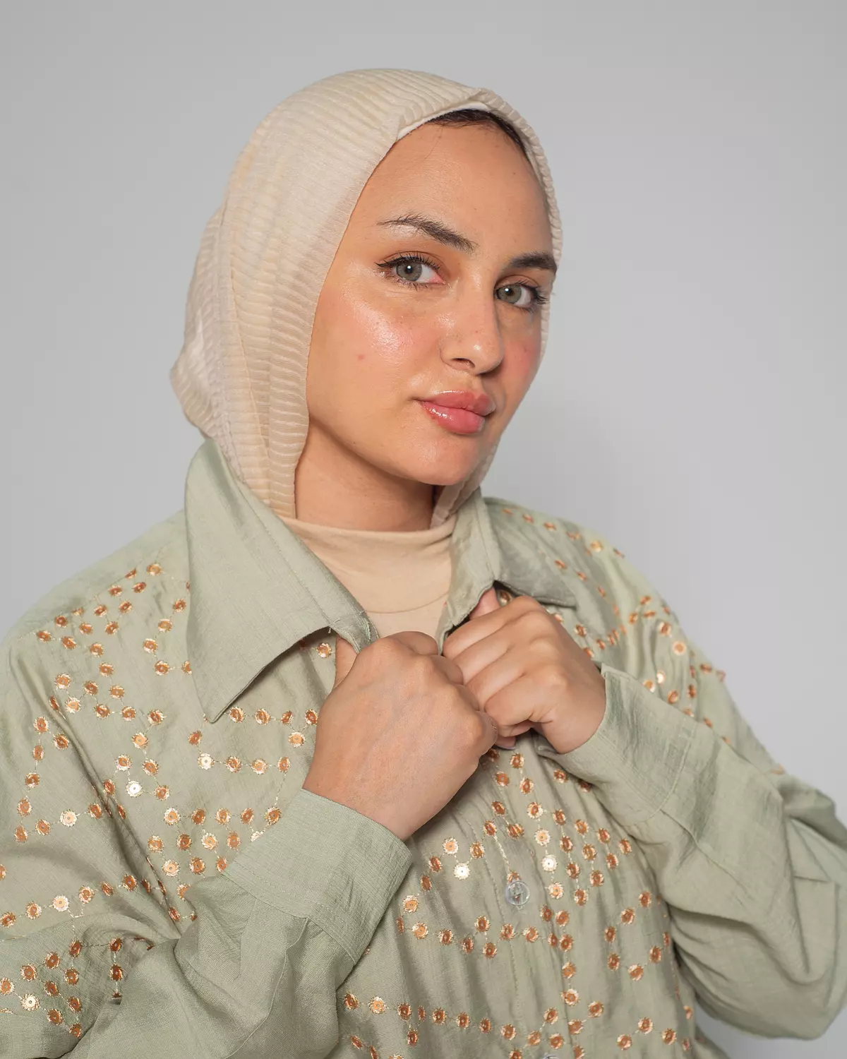 Gleam ease shirt (mint) image