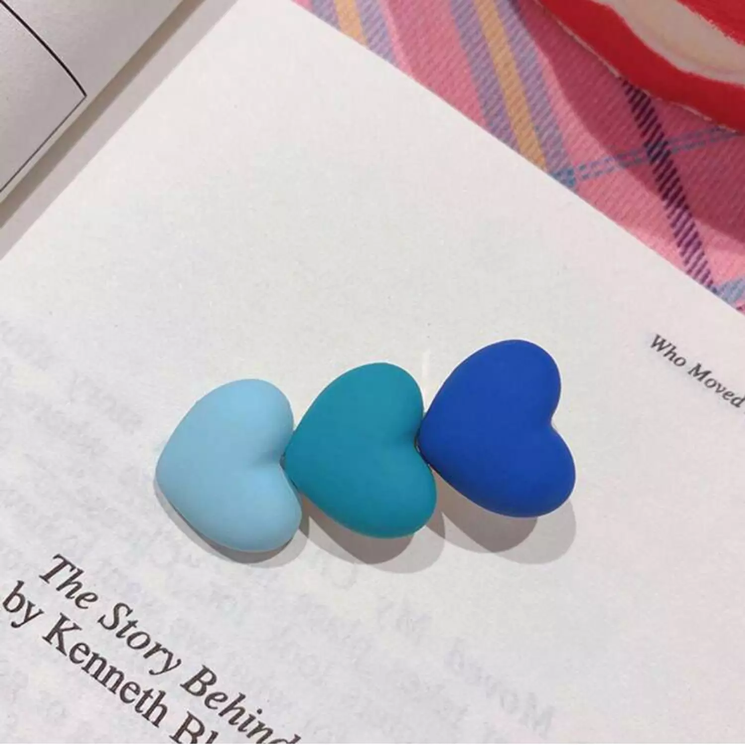 Triple Heart 2 Pc Hair Pin Set 1