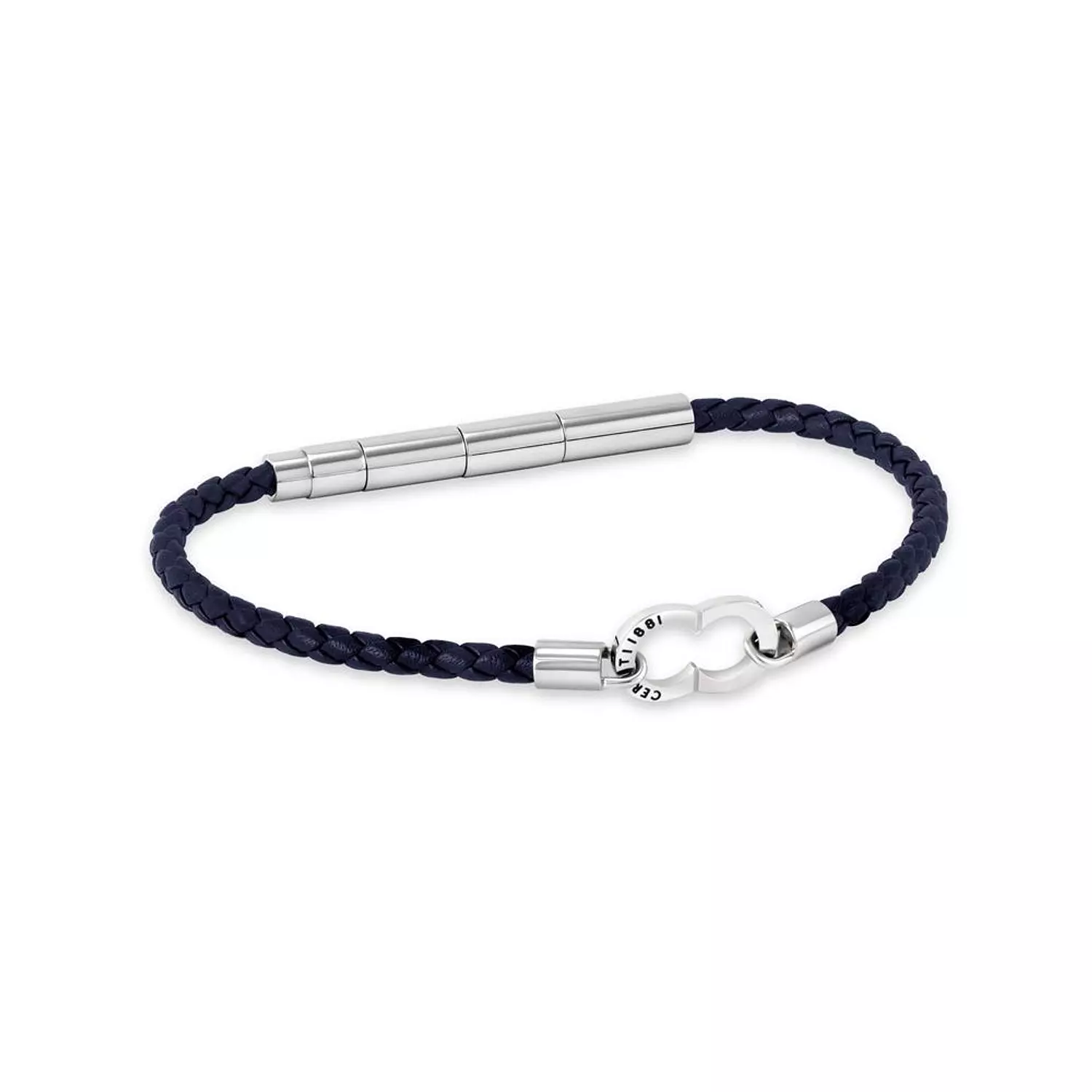 Cerruti 1881 Blue Logo Clasp Bracelet CIAGB0015104 1