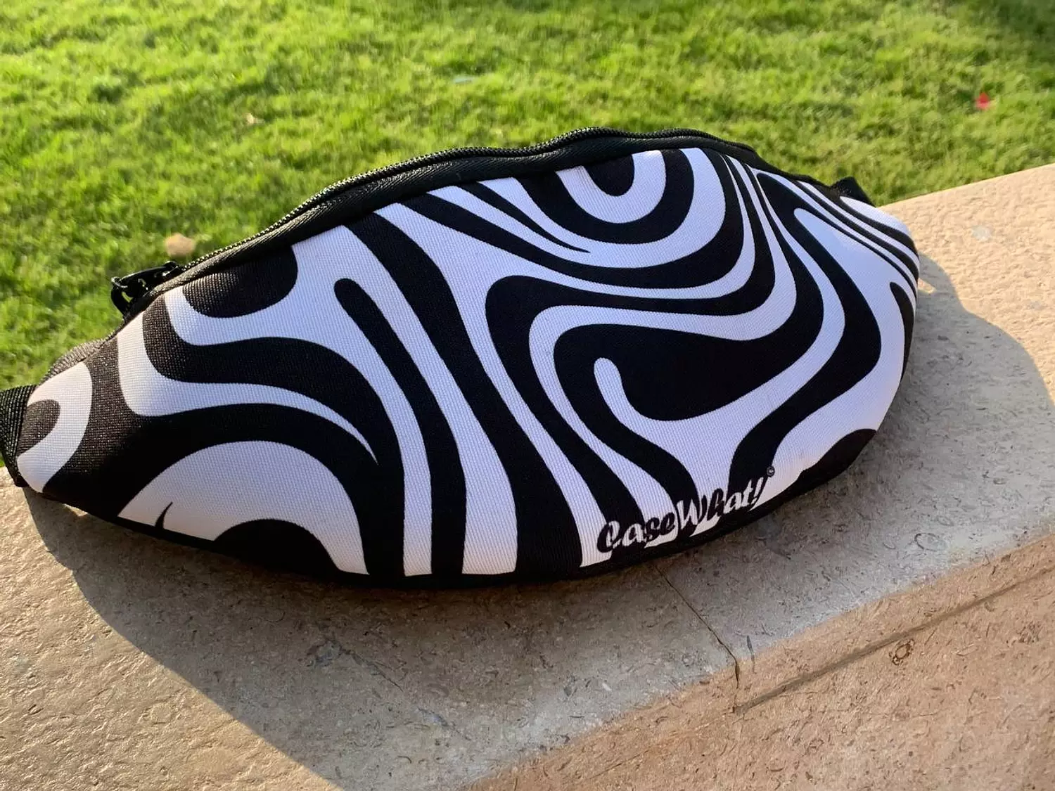 Zebra Lines Fanny Pack  hover image