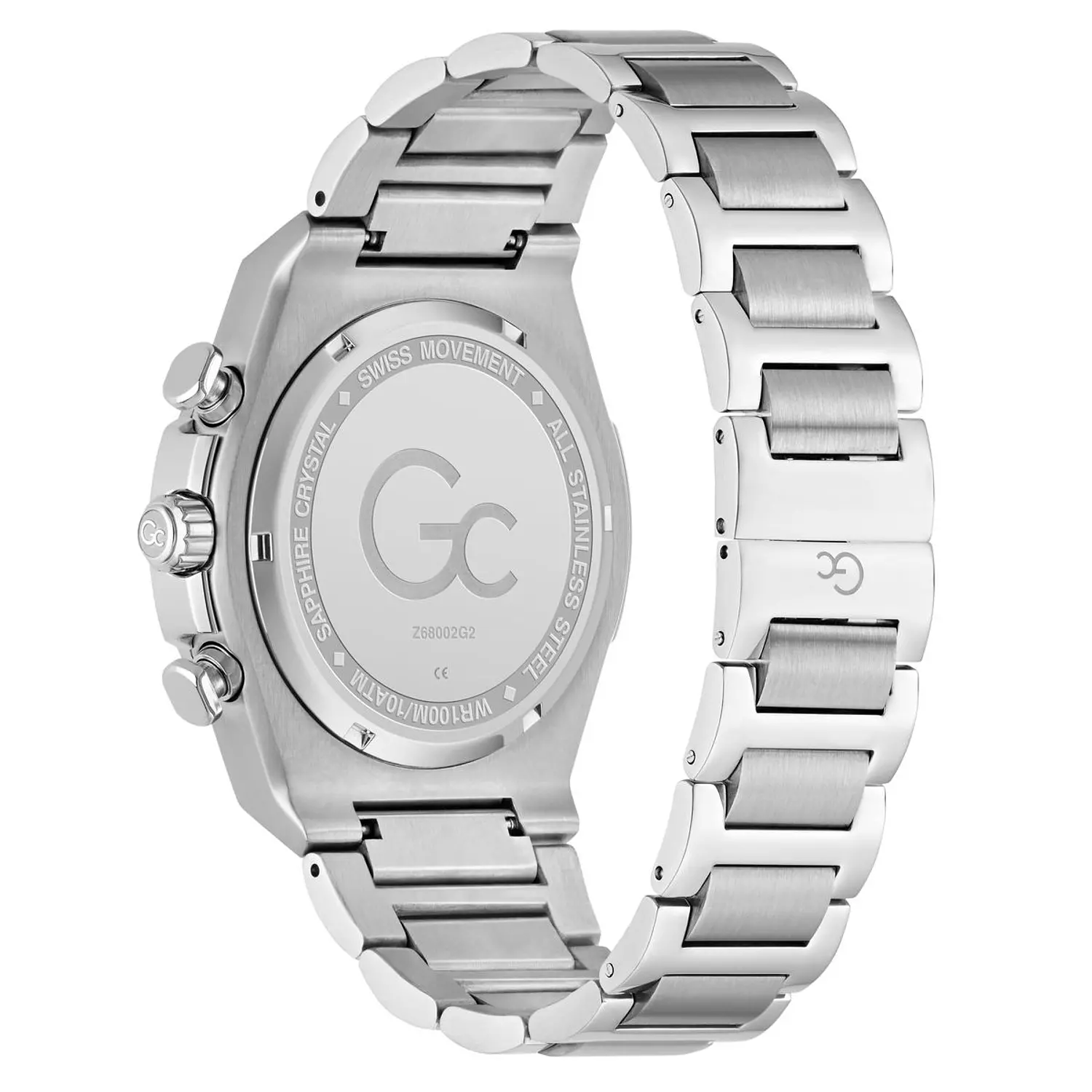 Gc Idol Sport Chrono Metal Men Watch Silver Stainless Steel Bracelet 3