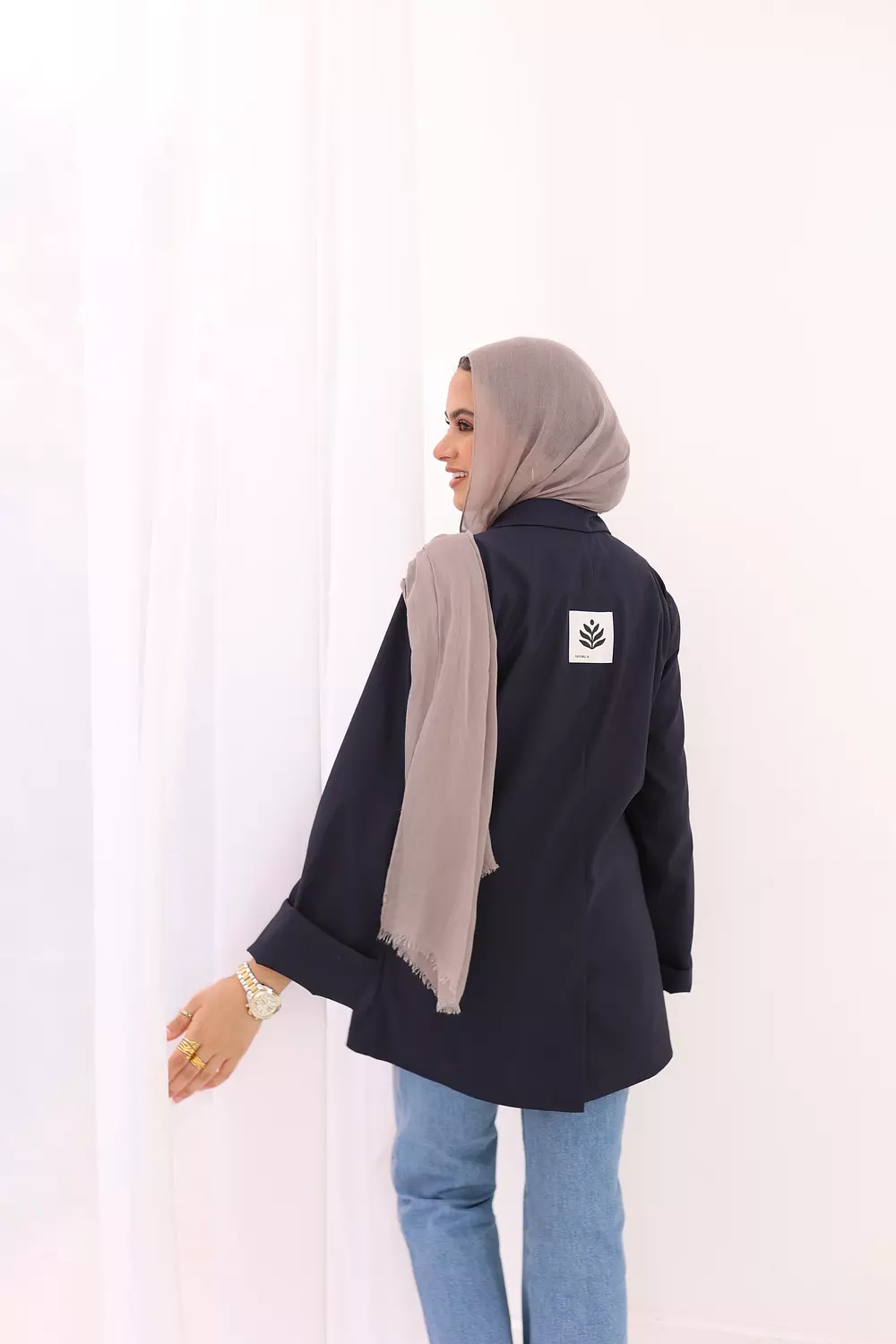 The side tie blazer 2