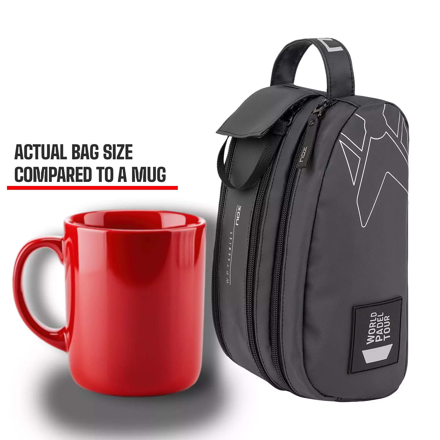 Nox WPT Black Toiletry Bag - Hand Bag hover image