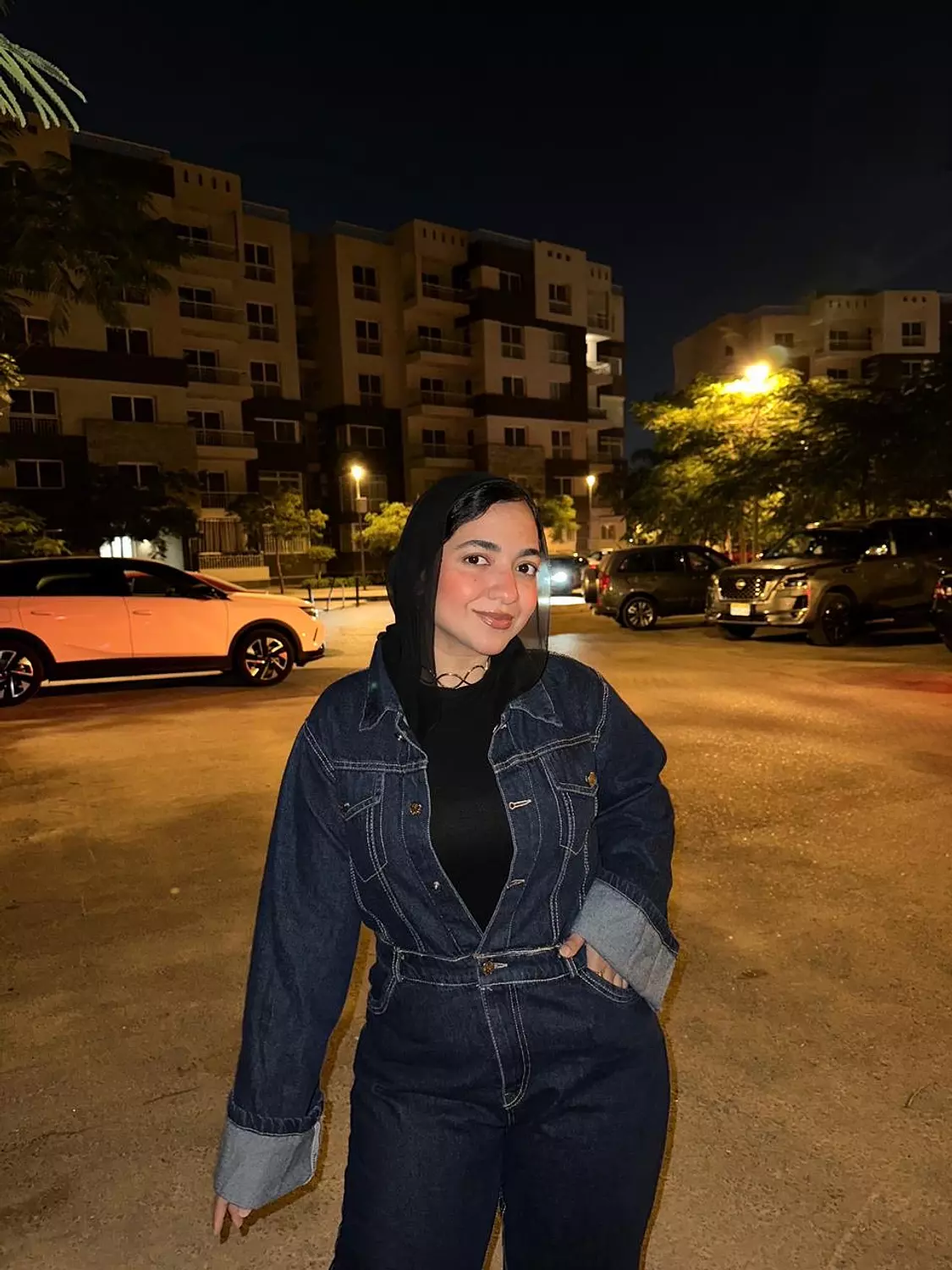 Denim Jumpsuit hover image