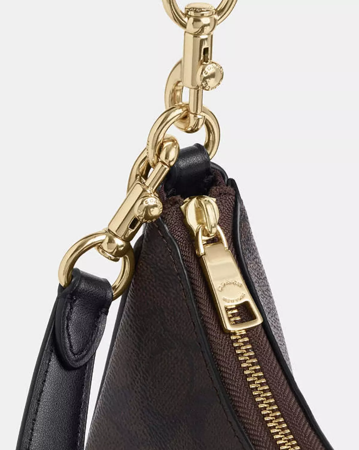 Coach Teri Hobo Bag In Signature Canvas 5