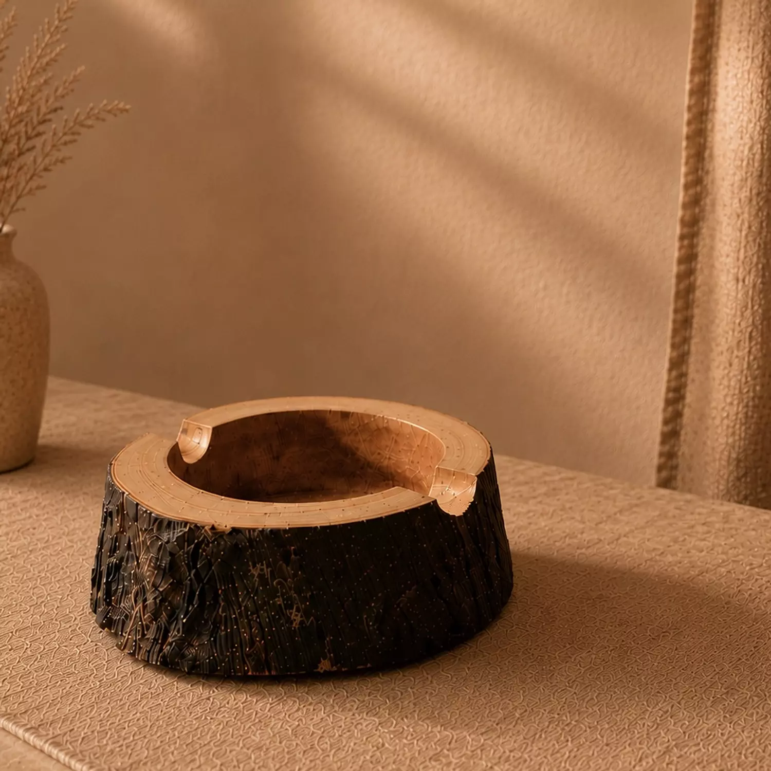 The log ashtray 1