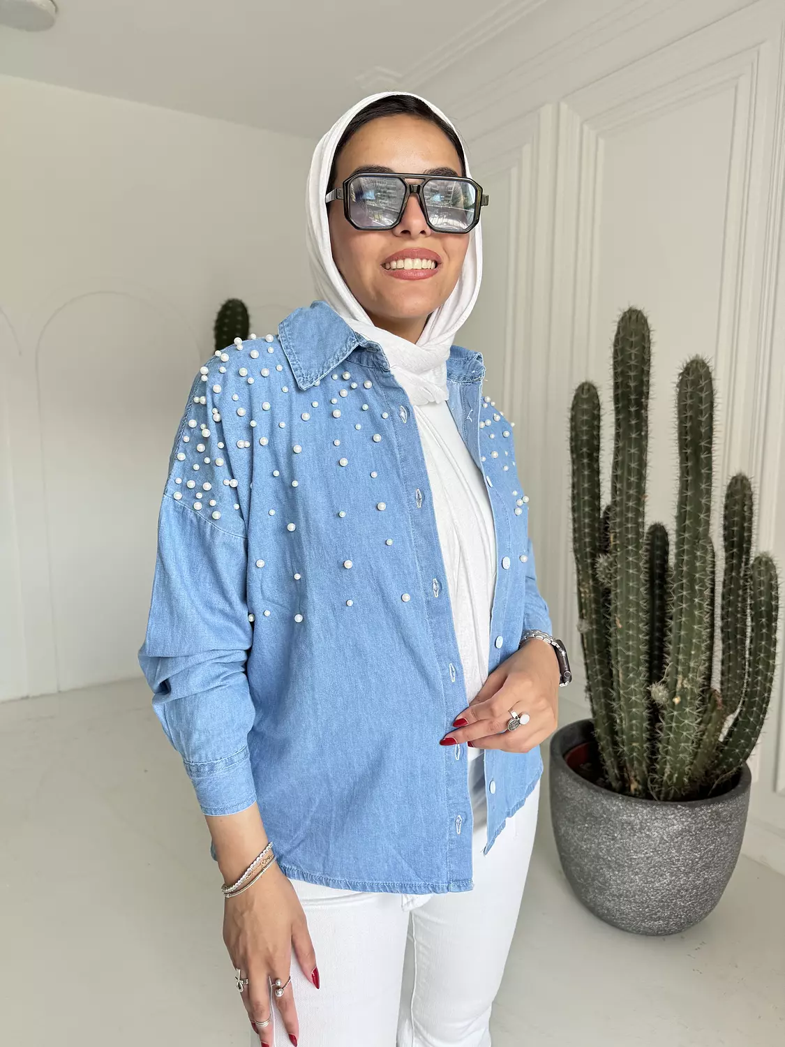 Pearl Denim Shirt 15