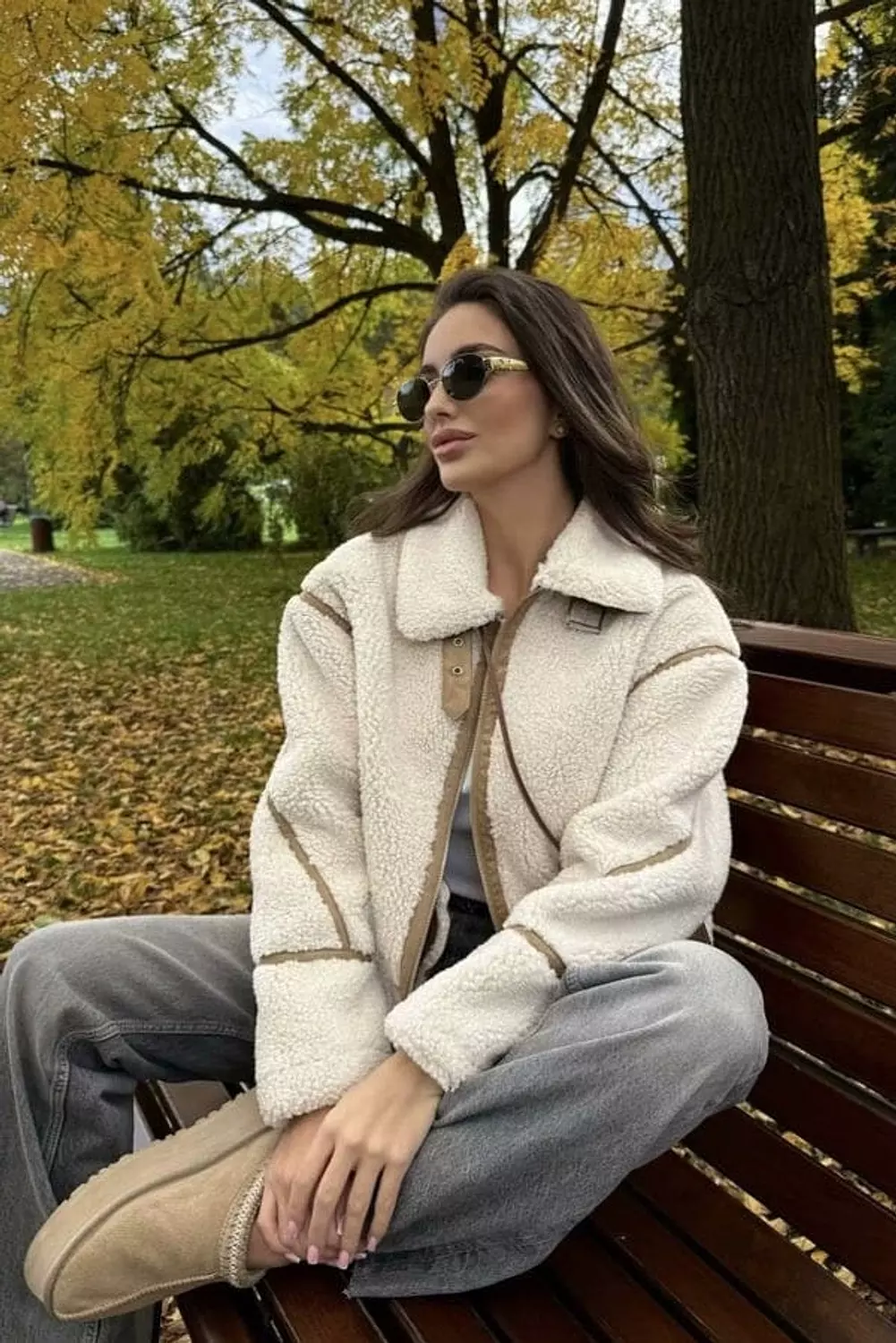 Teddy Faux Shearling Jacket image