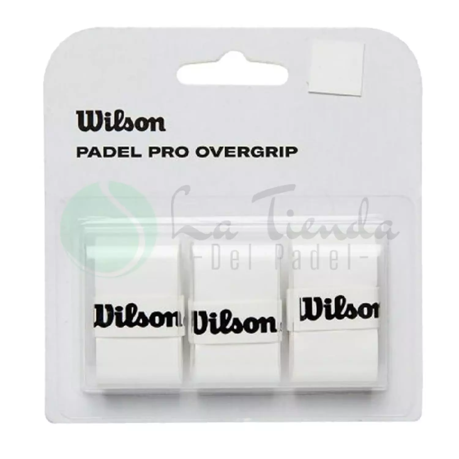 Wilson Profile Padel Comfort White Overgrip (Pack of 3) image
