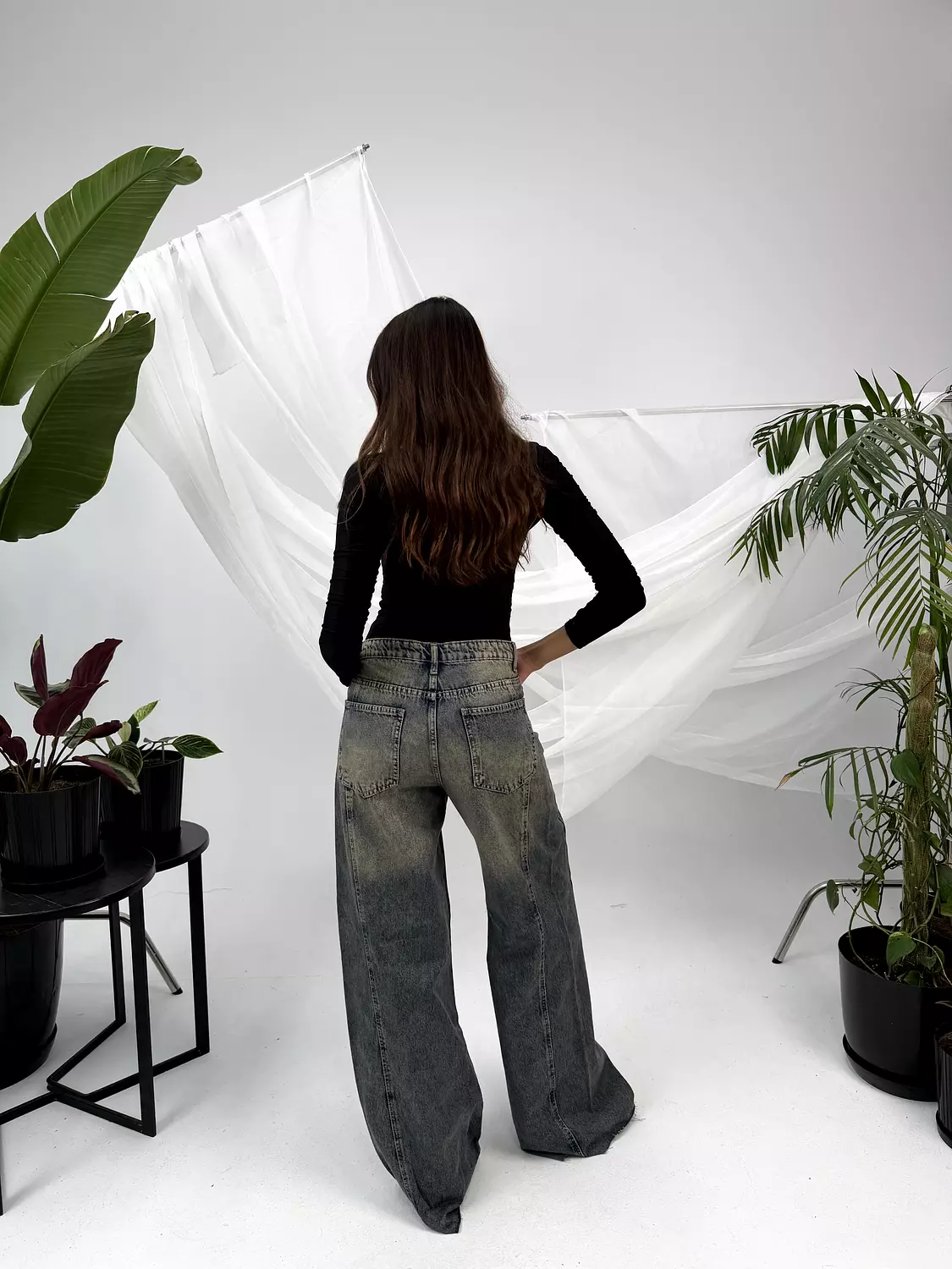 Side seam wide leg 8