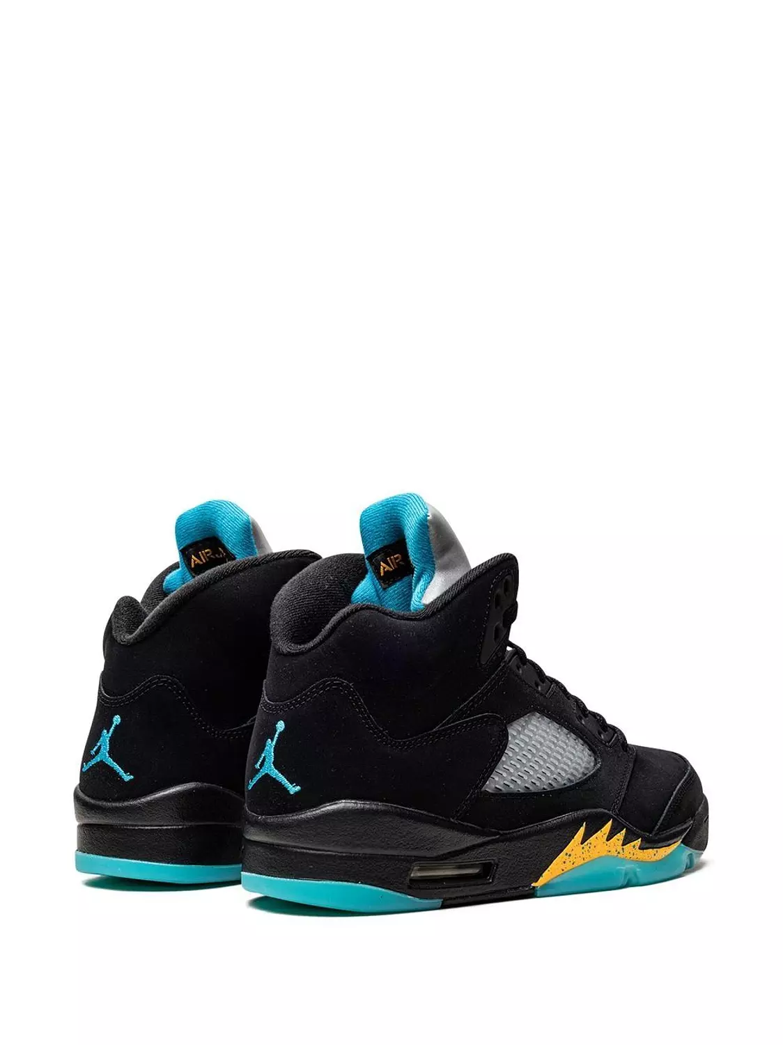 Air jordan 5 aqua black 2