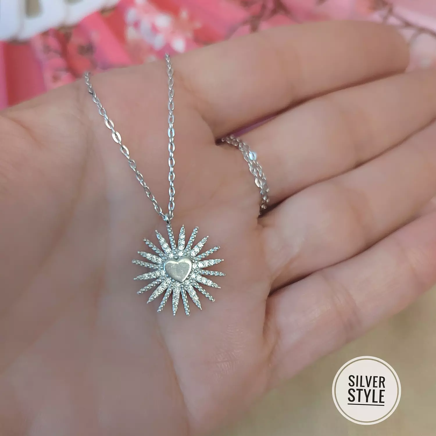 Shinning heart Necklace  1