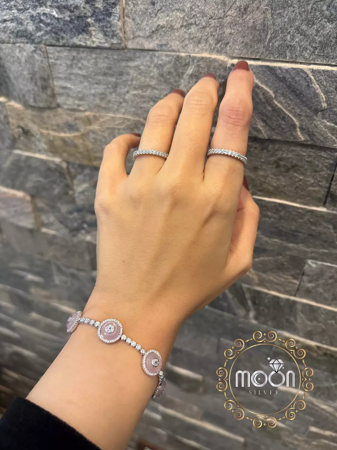 Powder pink bracelet 🎀 image