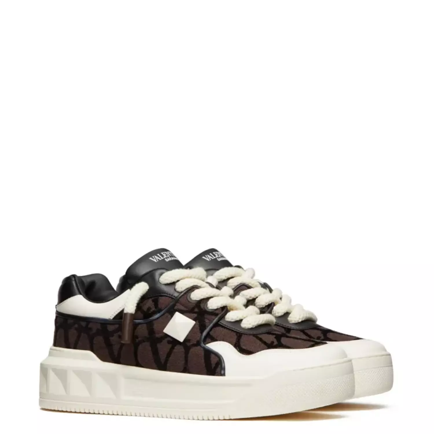 Valentino Garavani One Stud XL leather sneakers hover image