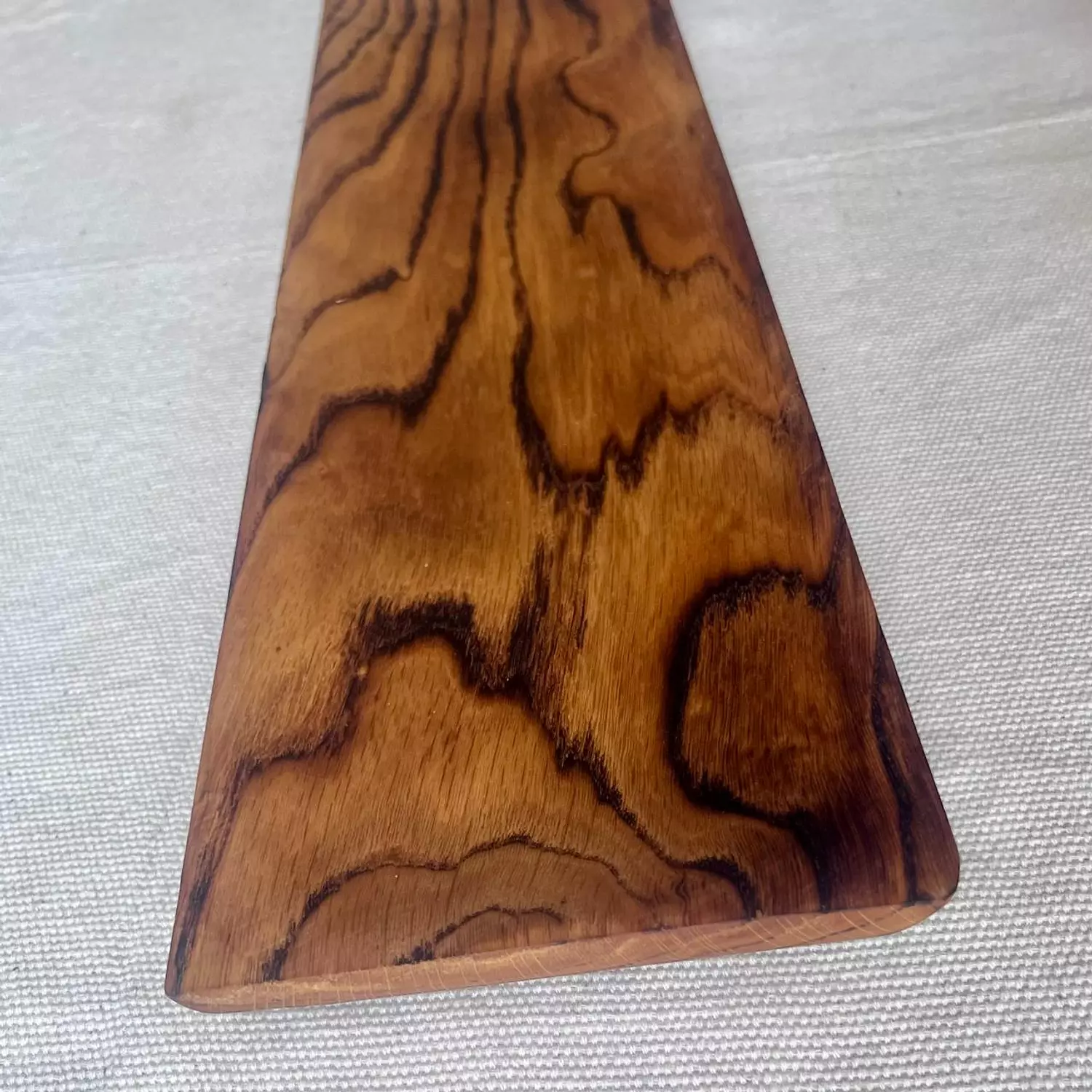 Long Oak Wood Serving Platter 2