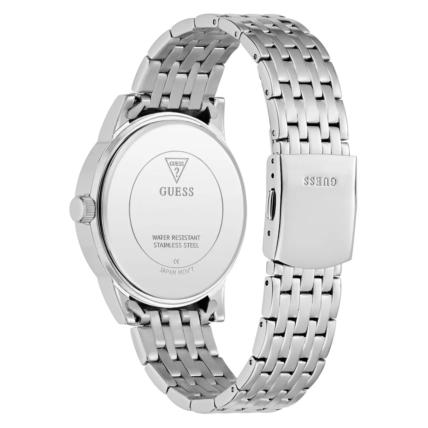 GUESS Mens Silver Tone Multi-function Watch Silver Tone Stainless Steel Bracelet GW0976G1 2