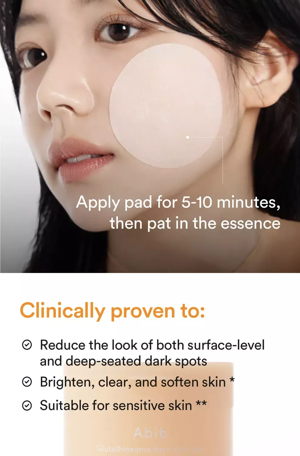 Abib - Glutathiosome Dark Spot Pad Vita Touch (60pads) 2