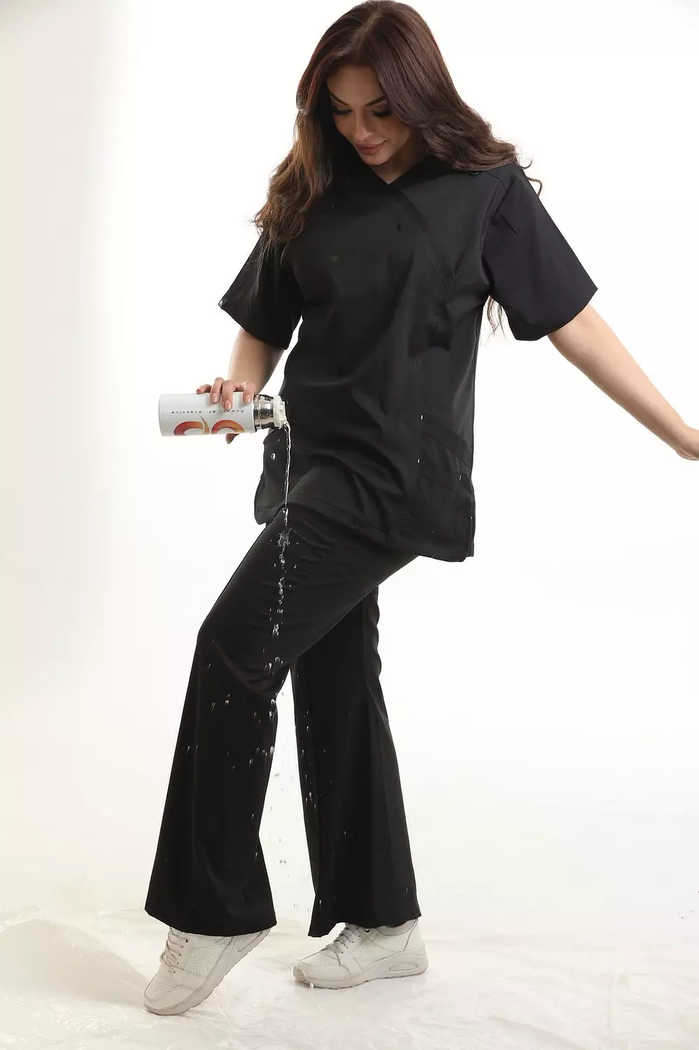 Black New Flexi Scrub 3