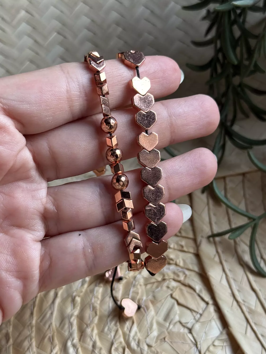 Hematite Rose Gold Bracelet ( Stock ) image