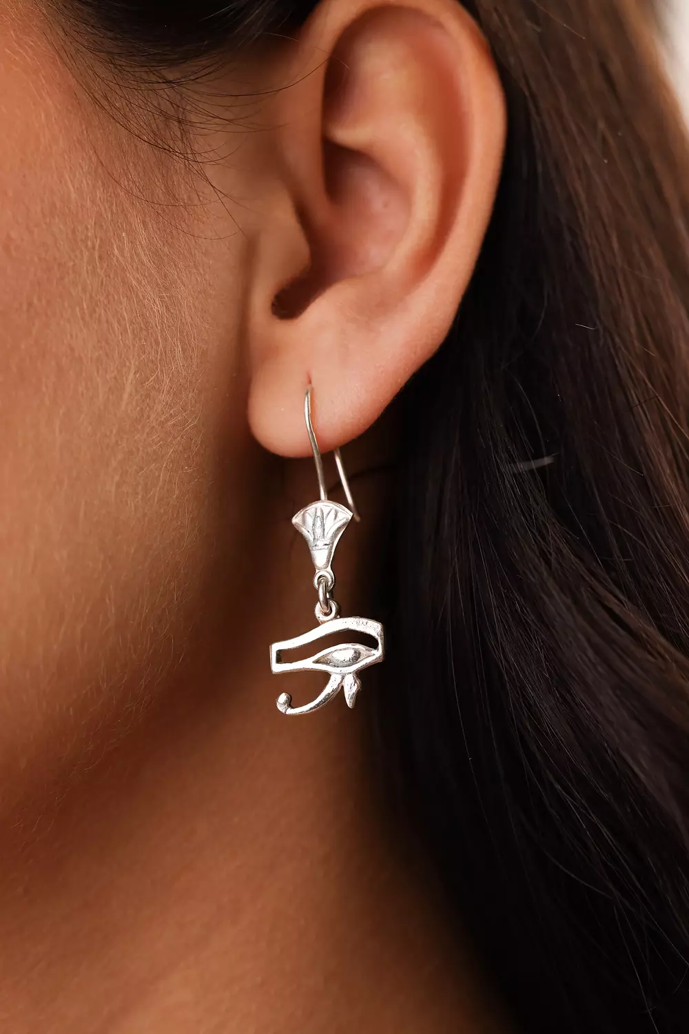 Horus eye and Lotus image